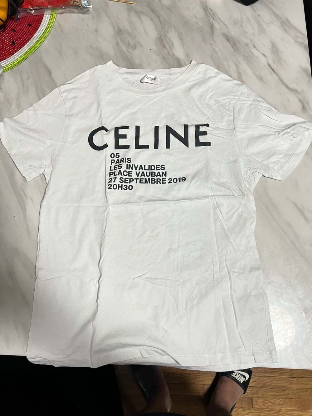Celine Paris Les Invalides Graphic T-Shirt Size S